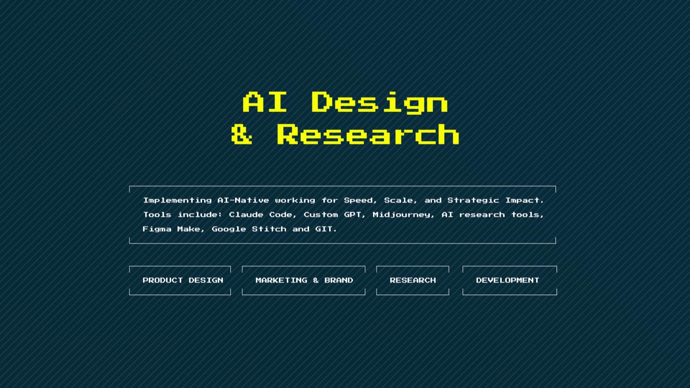 AI design and research initiatives