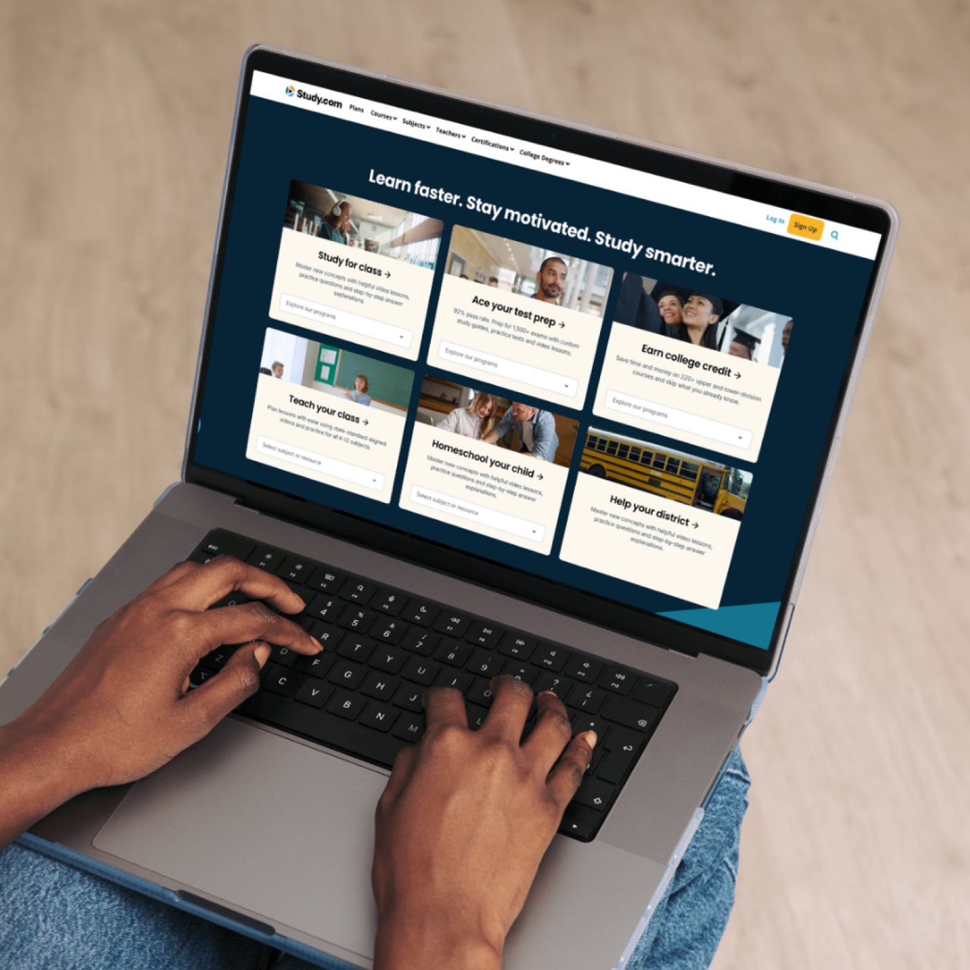 Study.com product screen