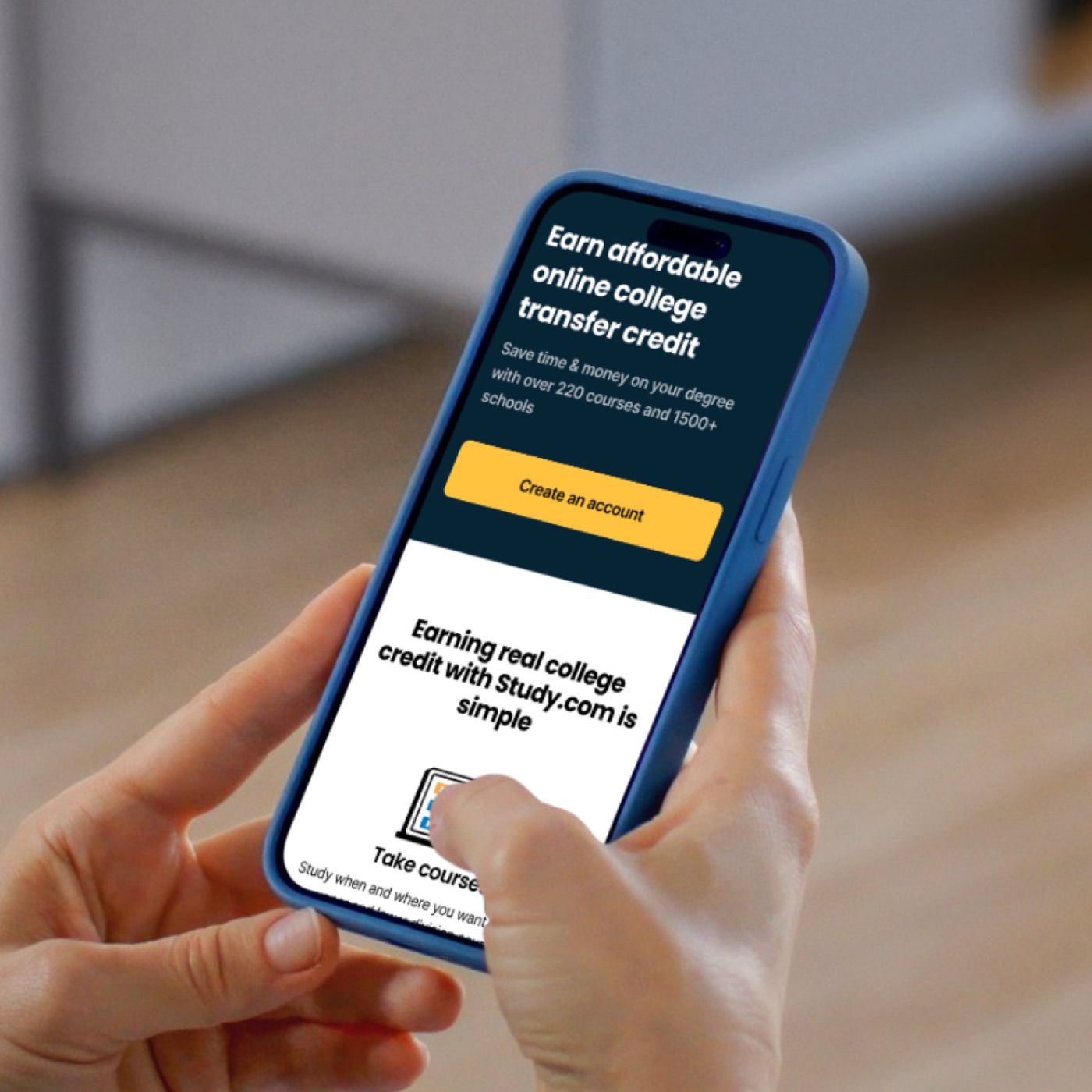 Study.com product screen